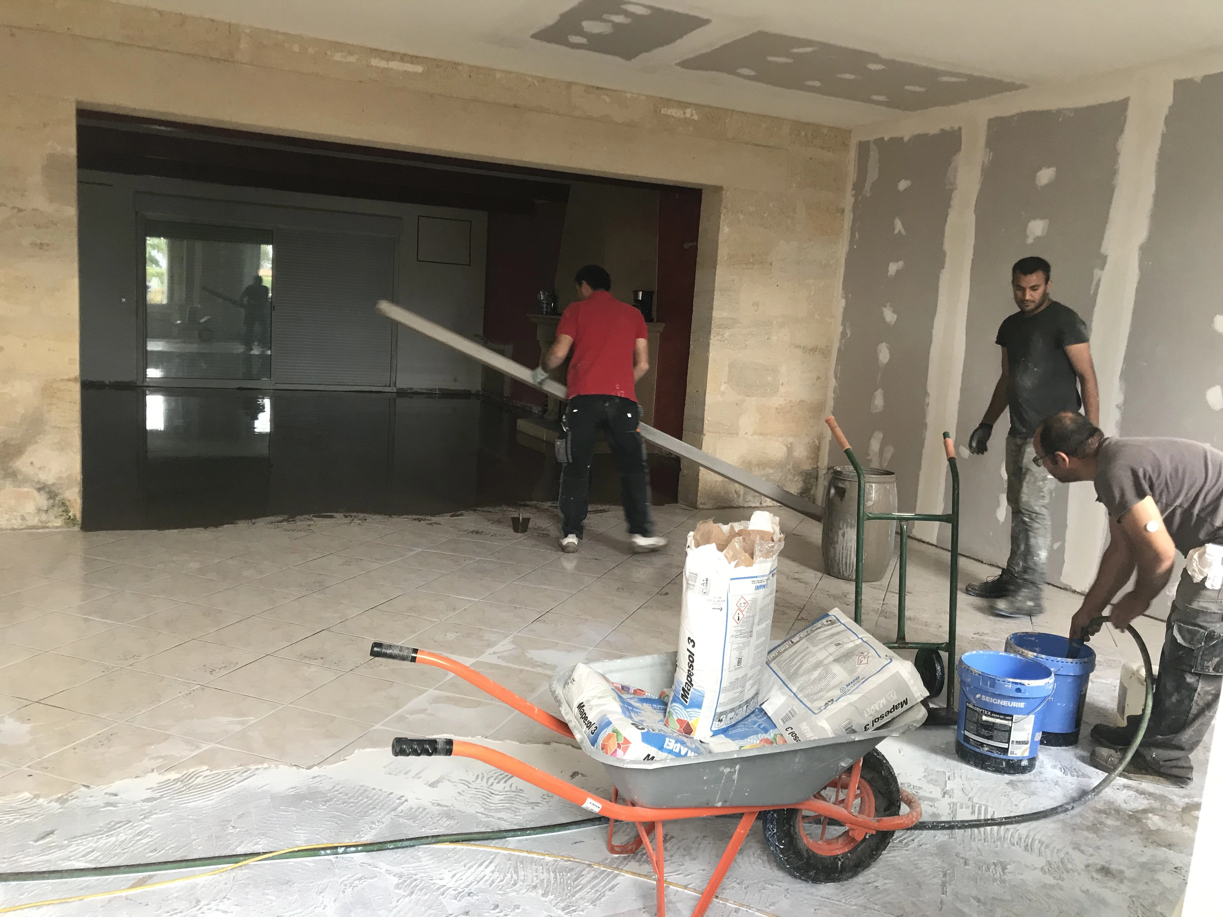 chantier renovation — BYSENS Agencement