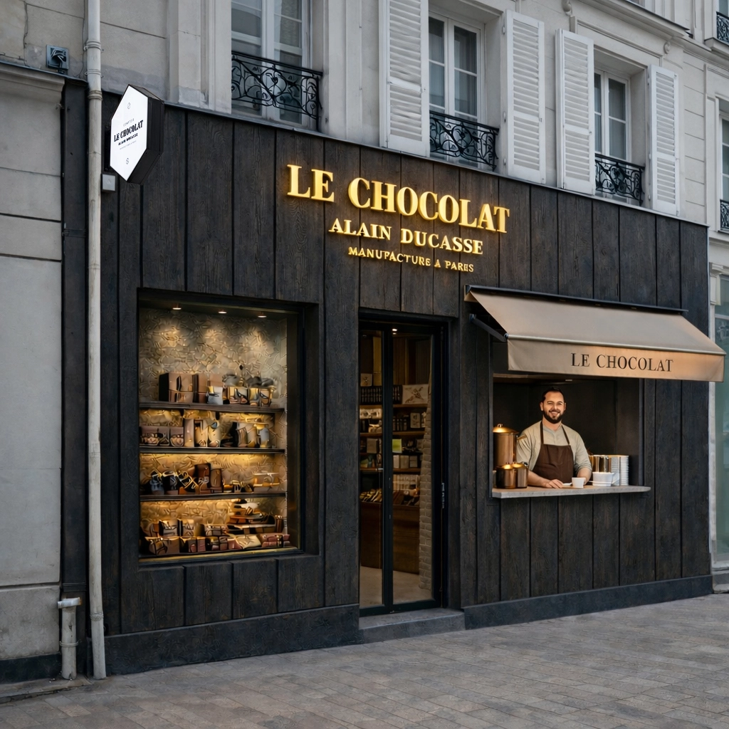 chocolaterie Alain Ducasse — BYSENS Agencement
