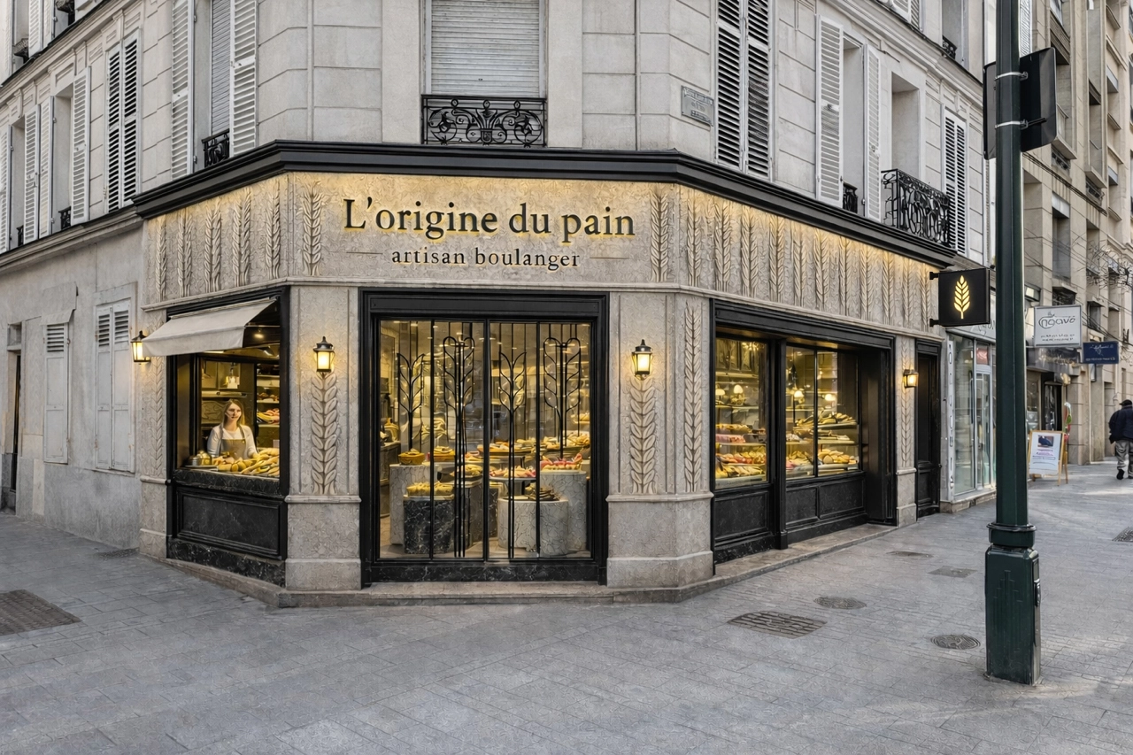 concept L'origine du pain — BYSENS Agencement