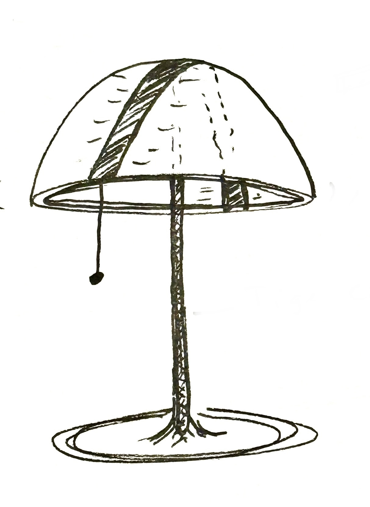 croquis lampe — BYSENS Agencement