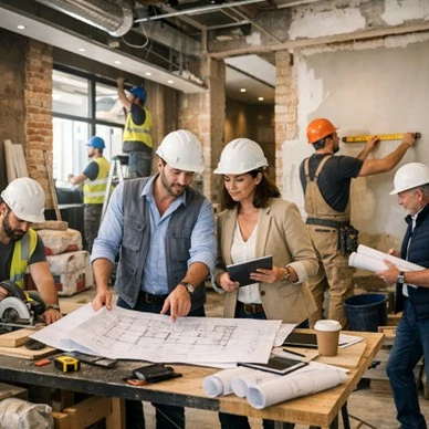 reunion de chantier — BYSENS Agencement